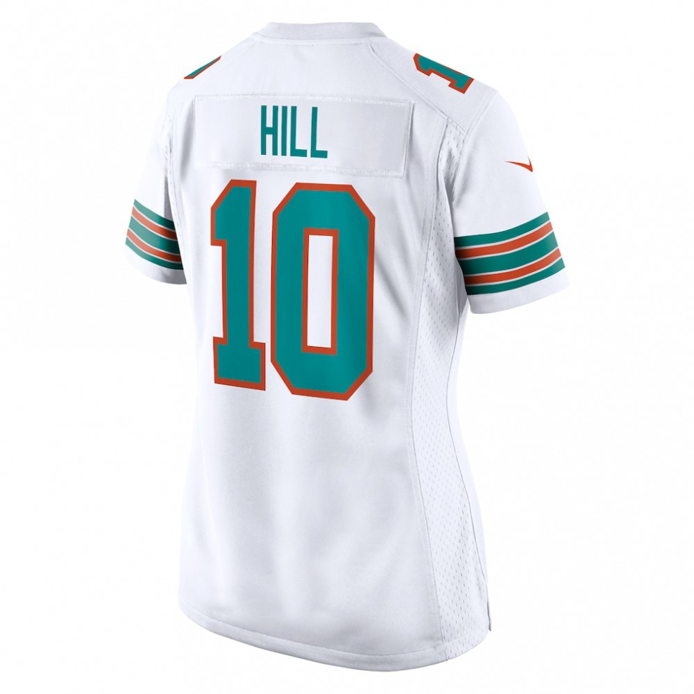 Tyreek Hill Miami Dolphins Nike Women's Game Jersey - White-GridironStore